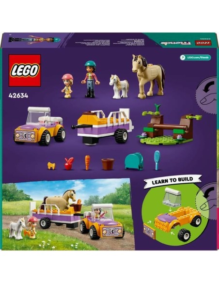 Construction set Lego 42634 Horse & Pony Trailer Multicolour 105 Pieces
