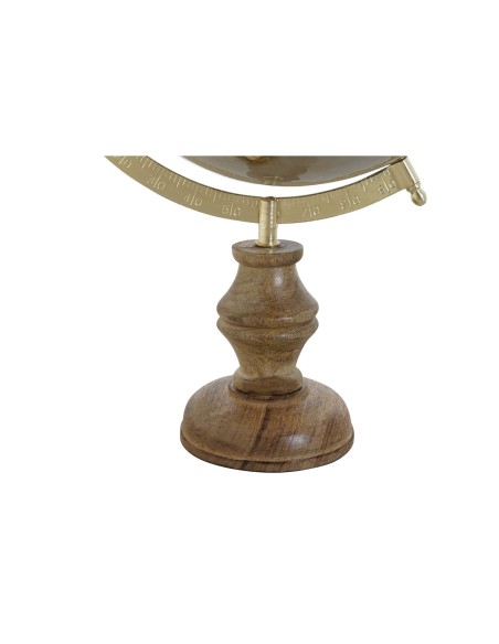 Globe Home ESPRIT Brown PVC Mango wood 27 x 25 x 43 cm