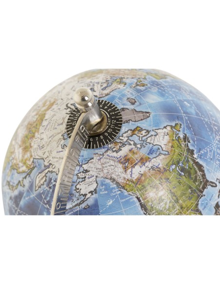 Globe Home ESPRIT Blue Brown PVC Mango wood 14 x 12 x 20 cm