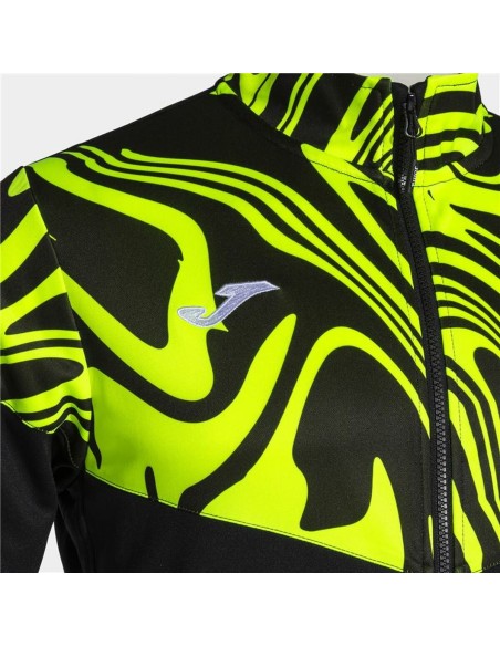 Children’s Tracksuit Joma Sport Lion II Yellow Black 2 Pieces