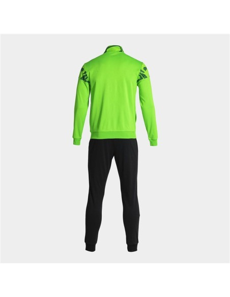 Children’s Tracksuit Joma Sport Lion II Black Green 2 Pieces