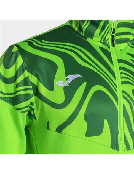 Children’s Tracksuit Joma Sport Lion II Black Green 2 Pieces