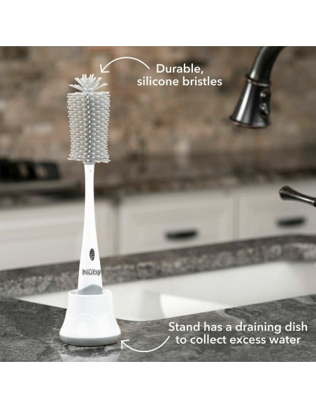 Bottle and Teat Cleaning Brush Nûby Ergonomic handle