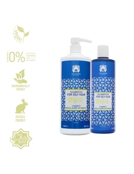 Anti-Grease Shampoo Valquer SIN SULFATOS 1 L