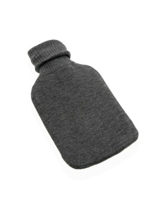 Hot Water Bottle Versa Grey Snowflakes 2