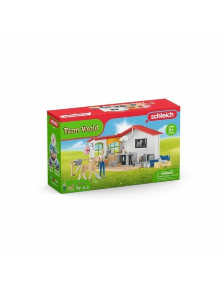 Playset Schleich Veterinarian practice with pets