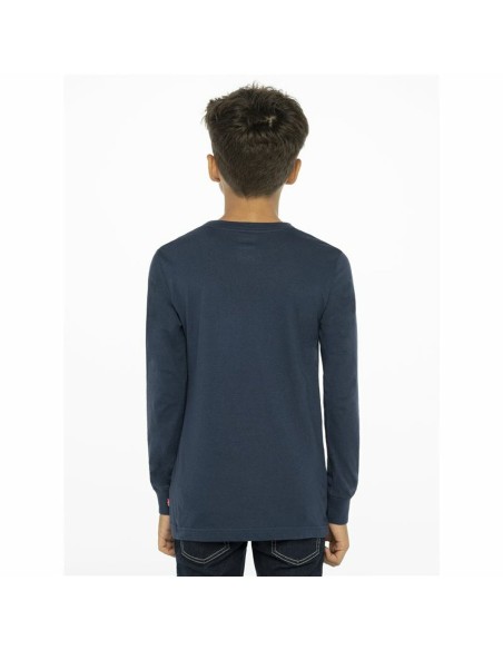 Children’s Long Sleeve T-shirt Levi's Batwing Dark blue