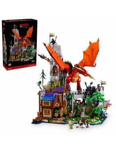 Construction set Lego Cuento del Dragón Rojo