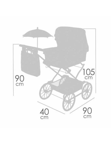 Baby doll Decuevas 55 cm