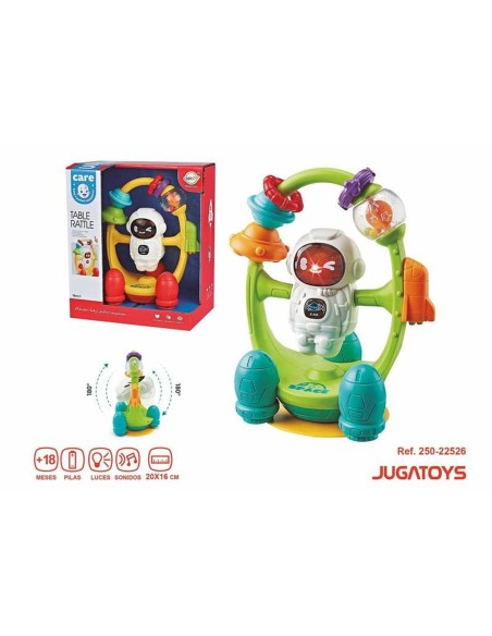 Interactive Toy for Babies Light Sound Rotating Astronaut 20 x 16 cm