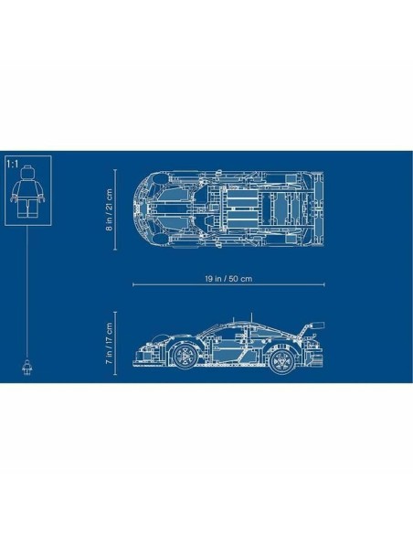 Construction set   Lego Porsche 911 RSR