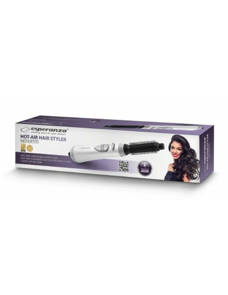 Brush Esperanza EBL001W White Black Black/White 1 Piece