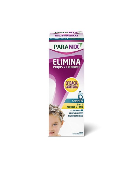 Anti-Lice Shampoo Paranix Elimina Piojos Y Liendres Champú Lote 2-in-1 200 ml 2 Pieces