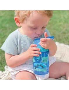 Training Glass Nûby Blue 360 ml 2