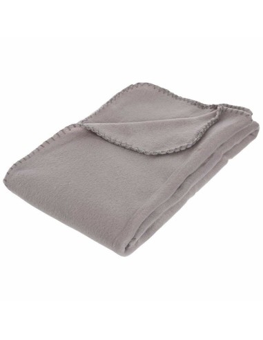 Fleece Blanket Atmosphera Brown Cotton 125 x 150 cm