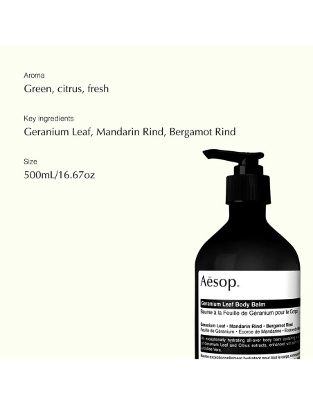 Body Lotion Aesop GERANIUM LEAF 500 ml