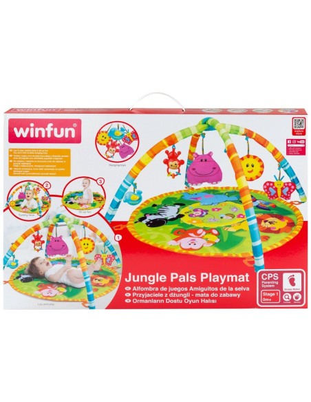 Play mat Winfun Jungle Cloth (4 Units)