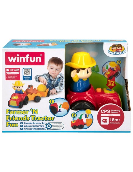 Toy tractor Winfun 5 Pieces 31,5 x 13 x 8,5 cm (6 Units)