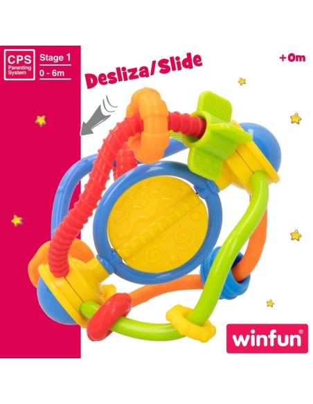 Rattle Winfun Plastic 12 x 13,5 x 12 cm (12 Units)