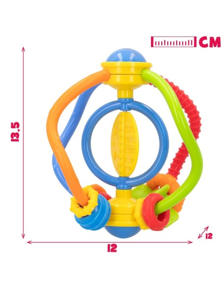 Rattle Winfun Plastic 12 x 13,5 x 12 cm (12 Units)