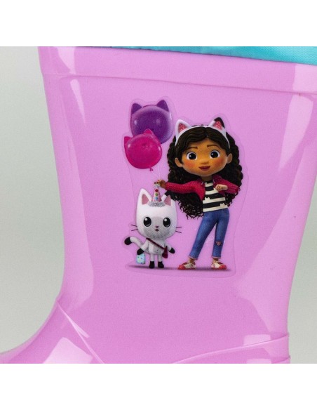 Children's Water Boots Gabby's Dollhouse Pink
