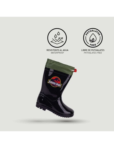 Children's Water Boots Jurassic Park Blue