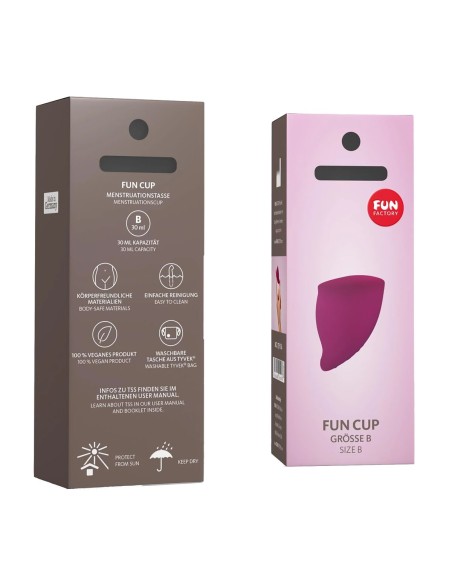 Menstrual Cup Fun Factory Fun Cup Grape Maroon