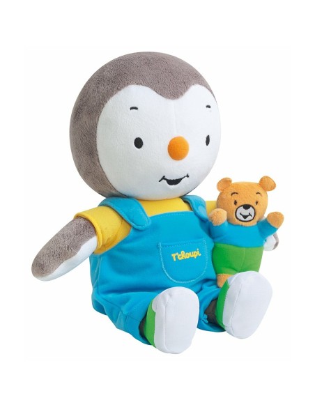 Fluffy toy Jemini T'choupi Polyester Multicolour 30 cm