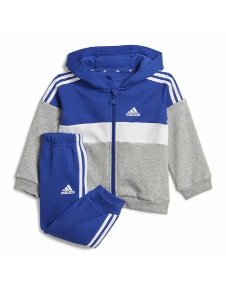 Sports Outfit for Baby Adidas I 3Stripes Tib Fleece Ts Infantil Blue