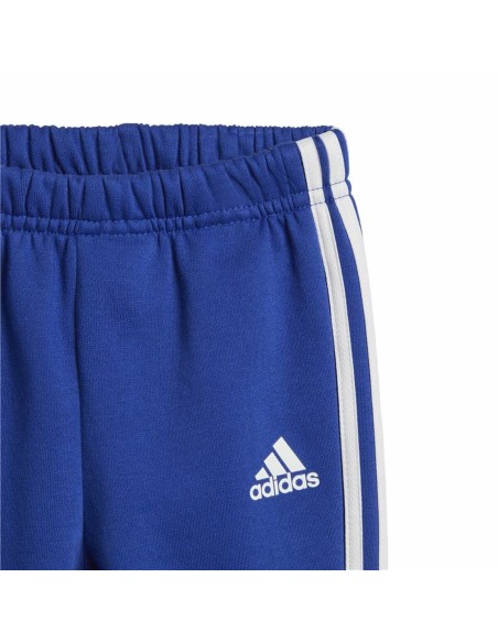 Sports Outfit for Baby Adidas I 3Stripes Tib Fleece Ts Infantil Blue