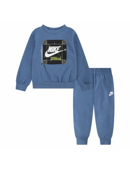 Children's Sports Outfit Nike Nkb Nsw Future Utility Crew Blue