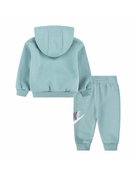 Children's Sports Outfit Nike Nkn Club Fleece Set Aquamarine