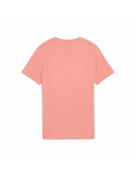 Child's Short Sleeve T-Shirt Puma Essentials Pink