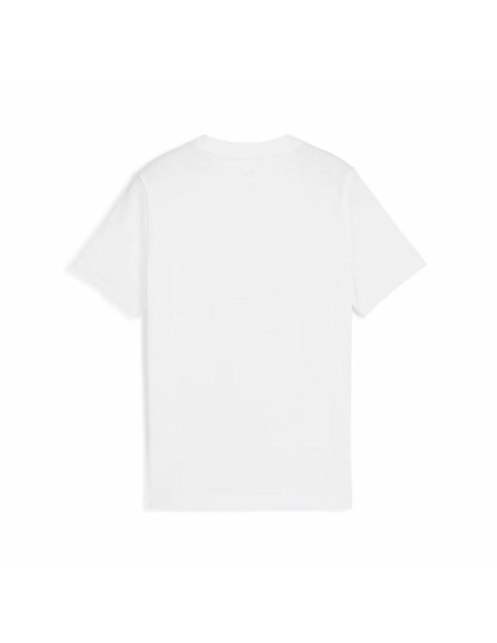 Child's Short Sleeve T-Shirt Puma Essentials White