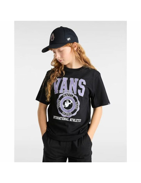 Child's Short Sleeve T-Shirt Vans Inter V Ss Black