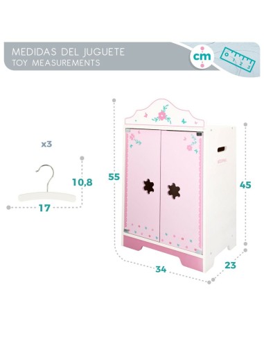 Cupboard Woomax Dolls 34 x 55 x 23 cm