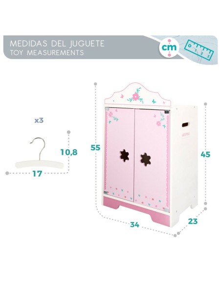 Cupboard Woomax Dolls 34 x 55 x 23 cm