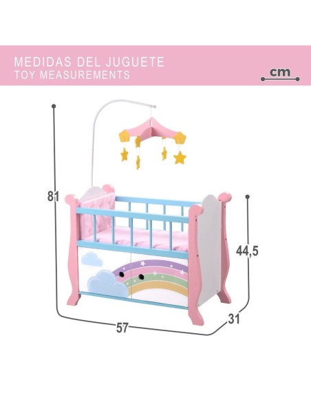 Cradle for dolls Teamson BBQ 57 x 81 x 31 cm