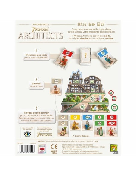Board game Asmodee 7 Wonders: Architects (FR)