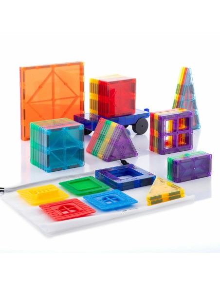 3D Magnetic Building Blocks Magoks InnovaGoods 57 Pieces