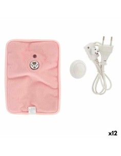 Electric Hot Water Bottle Hands Pink Plastic 380 W Velvet (12 Units)