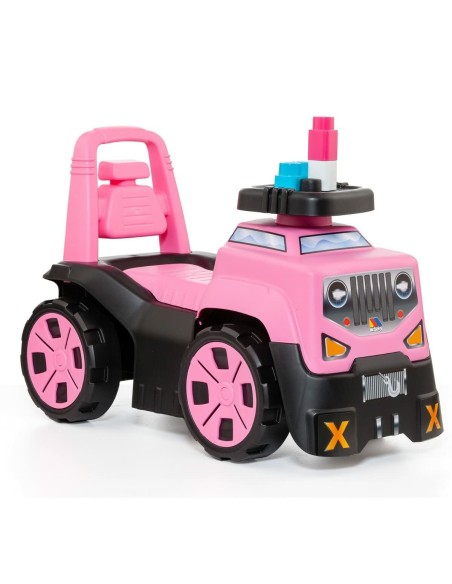 Tricycle Moltó 3x1 Wheels & Blocks 10 Pieces 89 cm Pink