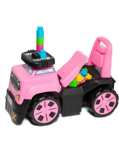 Tricycle Moltó 3x1 Wheels & Blocks 10 Pieces 89 cm Pink 2