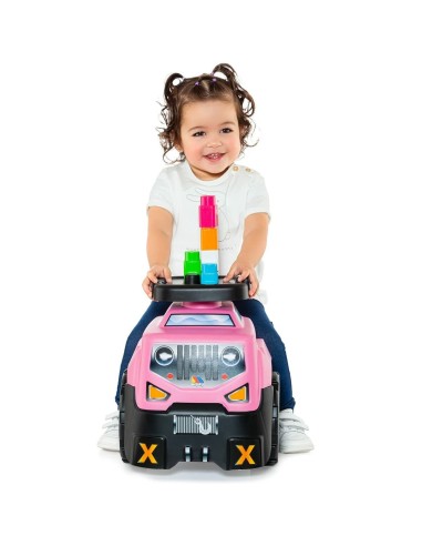 Tricycle Moltó 3x1 Wheels & Blocks 10 Pieces 89 cm Pink