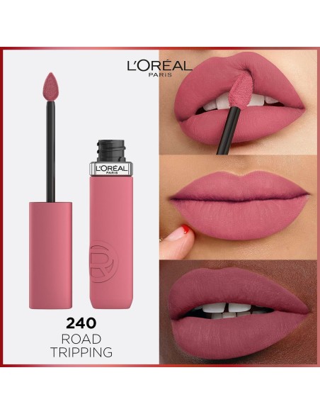 Liquid lipstick L'Oreal Make Up Infaillible Matte Resistance Road Tripping Nº 240 (1 Unit)