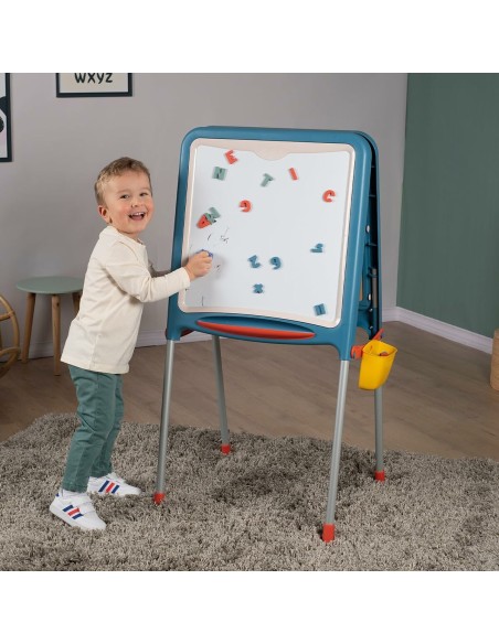 Double-sided Slate Smoby Foldable 80 Pieces 105 x 49 x 52 cm
