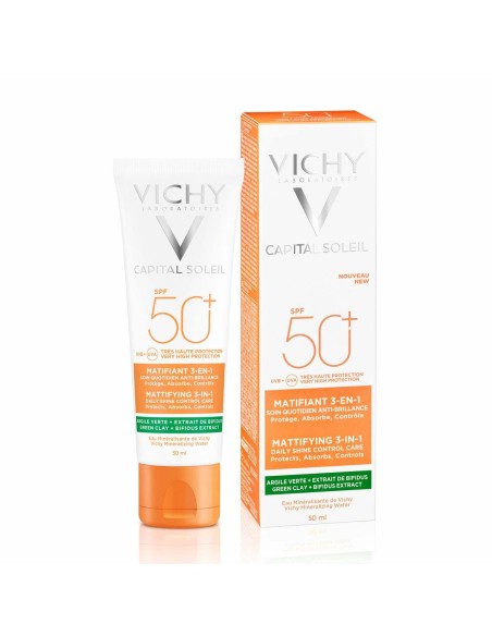 Facial Cream Vichy Capital Soleil Sensitive skin 50 ml Spf 50 SPF 50+