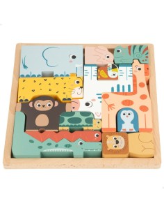 Child's Wooden Puzzle Woomax (6 Units) 2