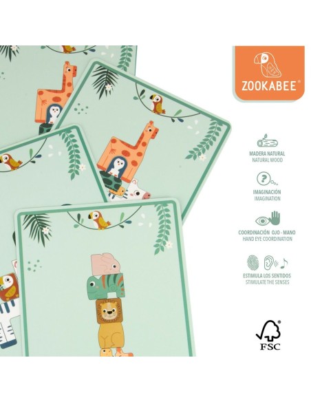 Child's Wooden Puzzle Woomax (6 Units)