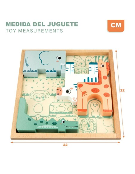 Child's Wooden Puzzle Woomax (6 Units)